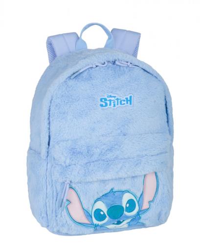 Mochila grande Stitch Azul Fluffy