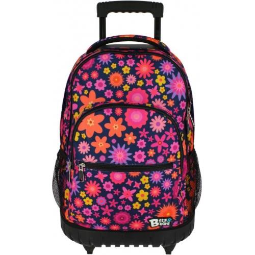 Mochila con ruedas Bits Bobs Flowers | Papelería y
