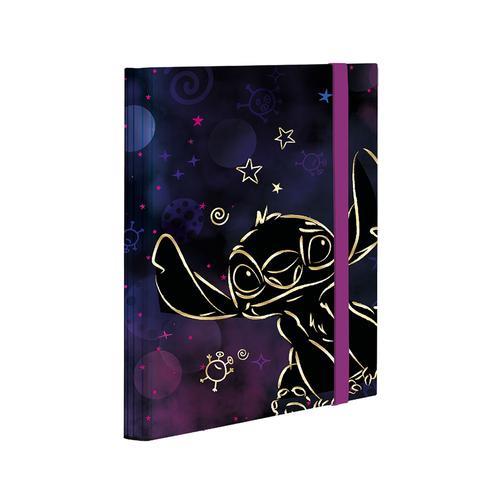 Carpeta de solapas A5 Stitch Gold Cute