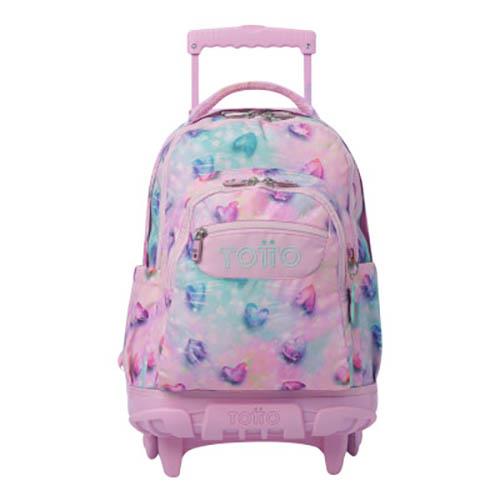 Mochila TOTTO Morral Rue Bomper Renglones Glitter