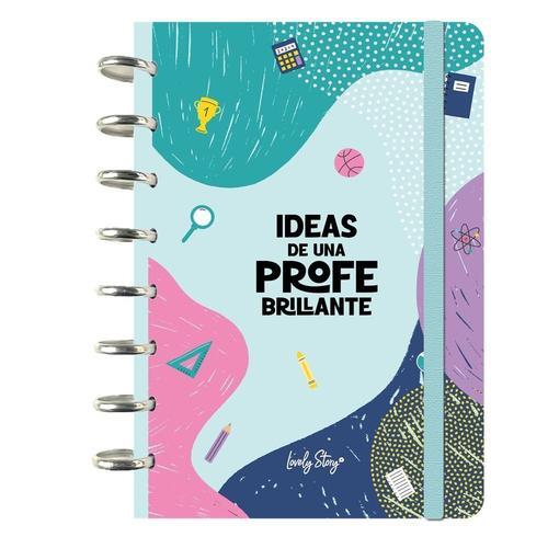 Libreta anillas A5 hojas cuadriculada PROFE BRILLANTE