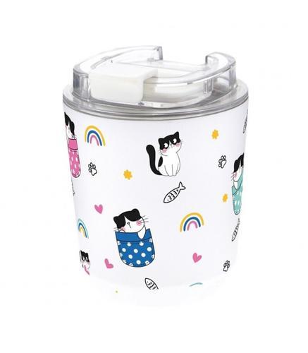 Vaso Térmico de Acero Inoxidable  - Cats | Aurea