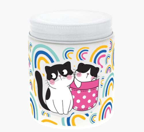   VELA AROMÁTICA / CANDLE - blanco- CATS