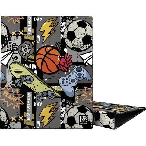 Carpeta anillas forrada A4 4D25 FREE SPORT B&B