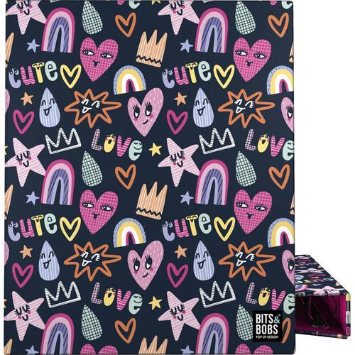 Carpeta anillas forrada A4 4D25 CUTE B&B