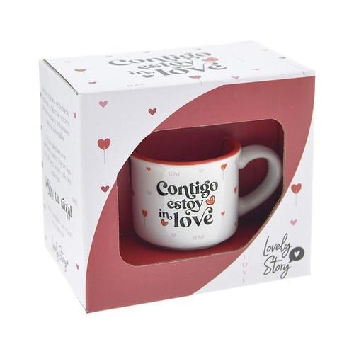 Taza Con Amor el Café Contigo estoy in love 50 ml