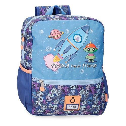 Mochila De Paseo Enso New friends 32 Cm Adaptable A Carro