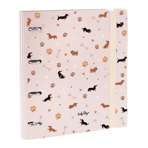 Carpeta anillas Folder Puppy Friends