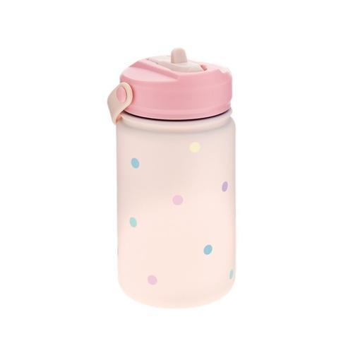 Botella acero 330ML TAPÓN INFANITIL - PINK SOFT SHAPES