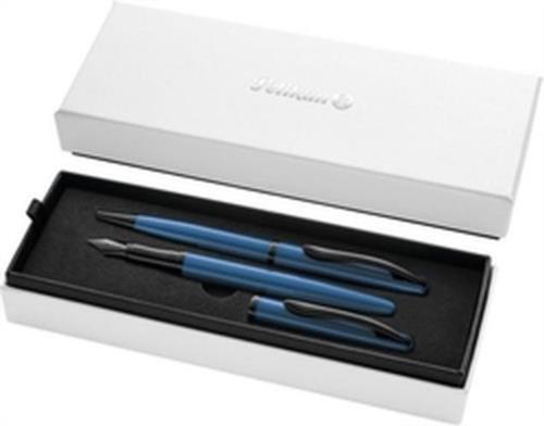 Set bolígrafo + estilográfica jazz noble aguamarina