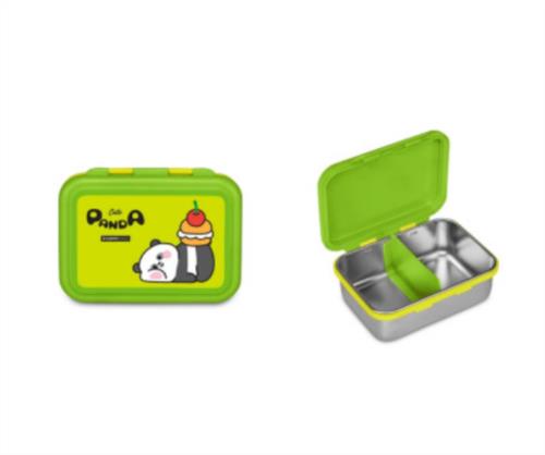 Portamerienda Cartomanía CHILL & REFILL verde oso panda