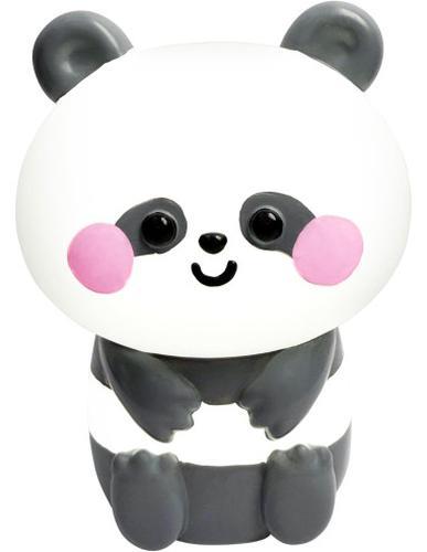 Lámpara de vinilo con forma de panda, carga USB