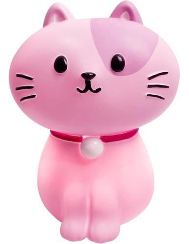 Lámpara de vinilo con forma de gato, carga USB