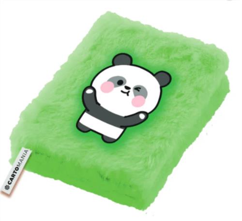 Cuaderno A5 peluche  cartomania oso panda