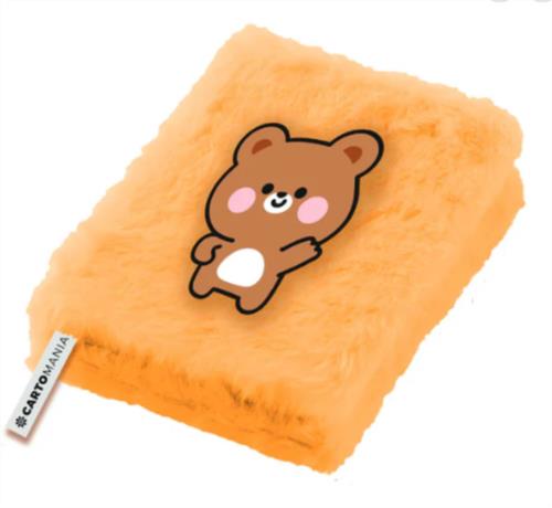 Cuaderno A5 peluche  cartomania oso 