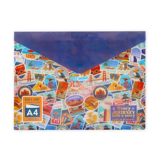 Carpeta para Documentos - Fold & Order - Travel Sticker