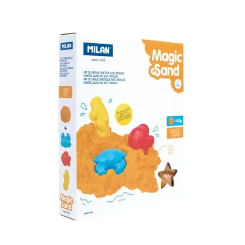 Kit de arena cinética 'magic sand' con moldes