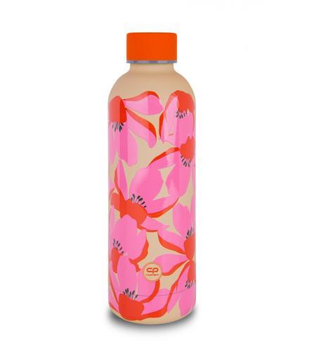 Botella Térmica flores rosa