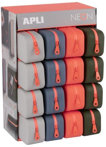 Portatodos silicona serie neon colores surtidos