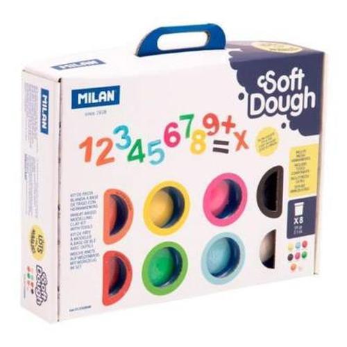 KIT 8 BOTES 59G. PASTA BLANDA SOFT DOUGH ¡NUMEROS!