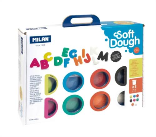   Kit Soft Dough de pasta blanda con herramientas 'Abecedario'