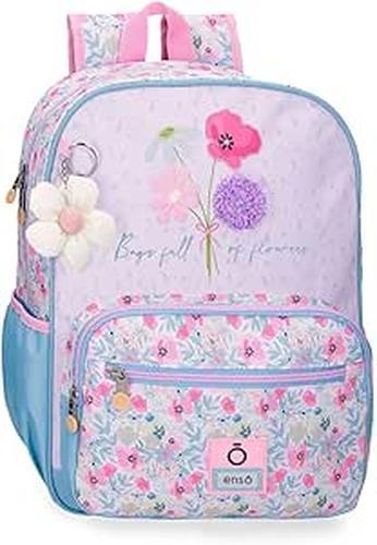 Enso Full of Flowers Mochila Escolar Rosa 30x38x12 cms Poliéster