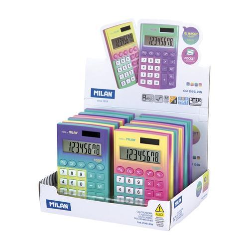 calculadoras 8 dígitos Pocket Sunset