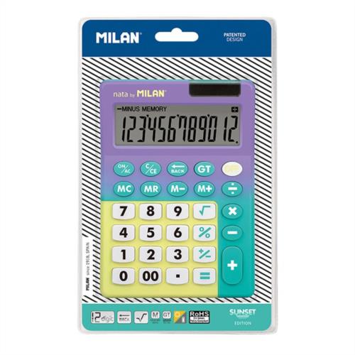 Calculadora 12 dígitos Sunset turquesa