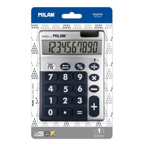 Calculadora Silver azul marino 10 dígitos