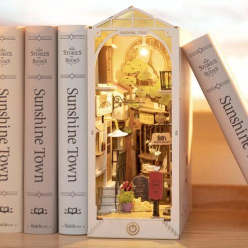 Maqueta sujetalibros LIBRERIA SUNSHINE TOWN