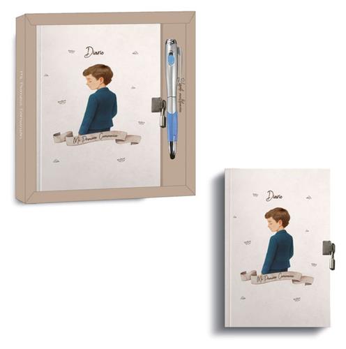 Diario niño comunión con bolígrafo