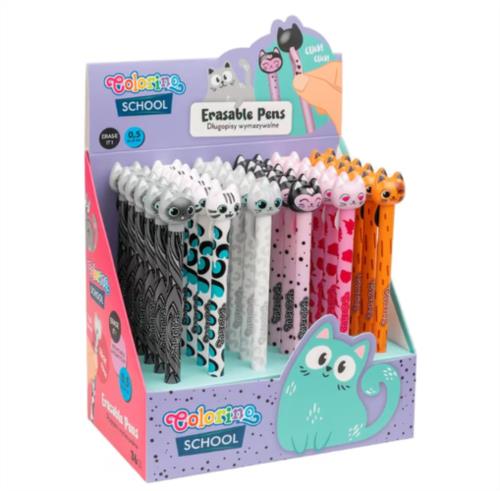 Bolígrafo tinta borrable Cats Coolpack