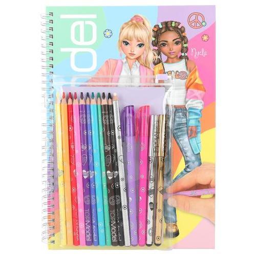 Libro colorear Top Model