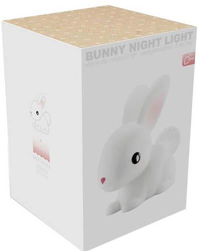 DHINK Luz de noche Recargable Bunny