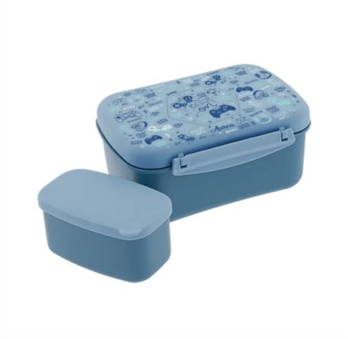 Tupper hermético con placa refrigerante y cajita - GAMER