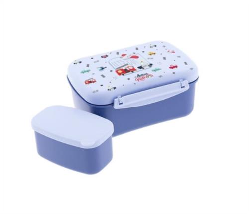 Tupper hermético con placa refrigerante y cajita - TINY MOTORS