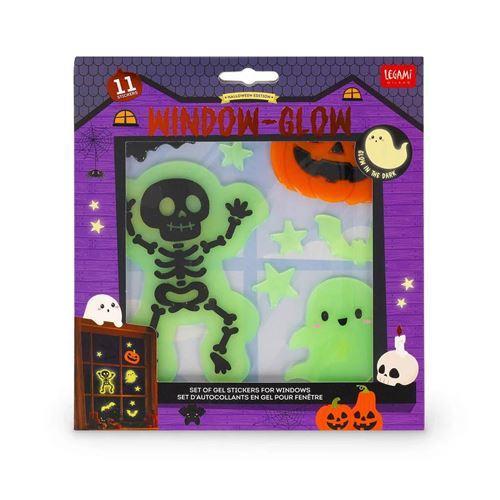 Set de Adhesivos de Gel para Ventanas Legami Halloween Windo-Glow Fantasma