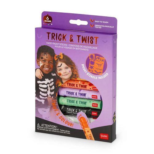 Set de 6 barras de maquillaje para el rostro Legami Trick & Twist Halloween 2026