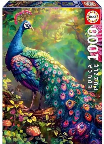 Puzzle 1000 PIEZAS JARDIN DEL PAVO REAL