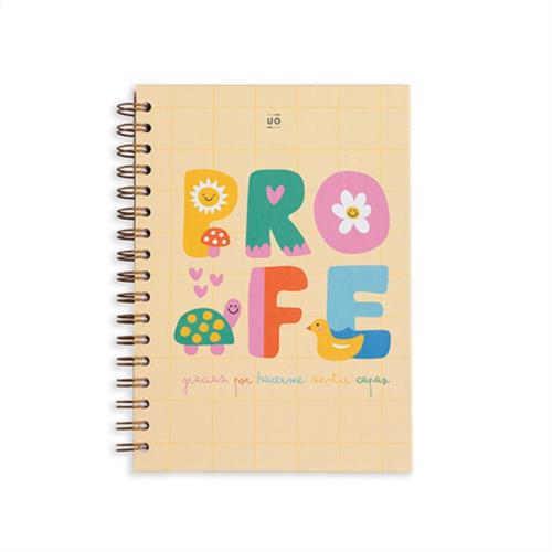 LIBRETA PROFE GRACIAS POR HACERME SENTIR CAPAZ