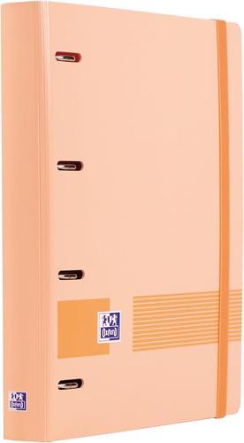 Oxford, Archivador 4 anillas A4, Tapa Plástico, Cierre con Goma, Recambio