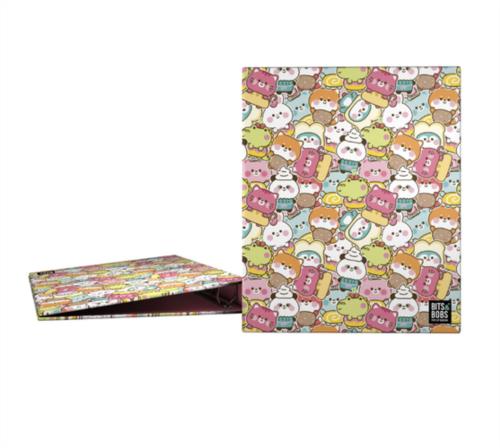 Carpeta anillas forrada A4 4D25 Kawaii