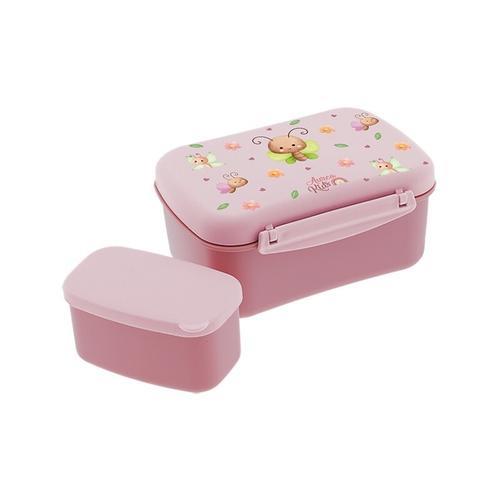 Tupper hermético con placa refrigerante y cajita - MAKEUP BUTTERFLY