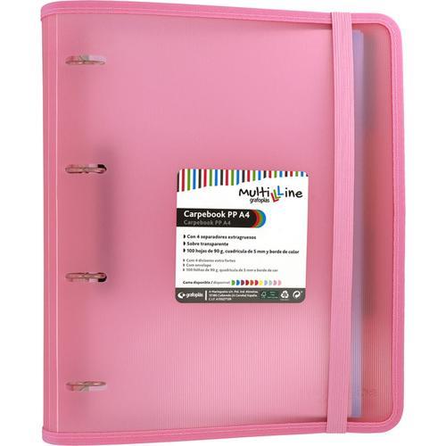 CarpeBook PP Multiline Rosa