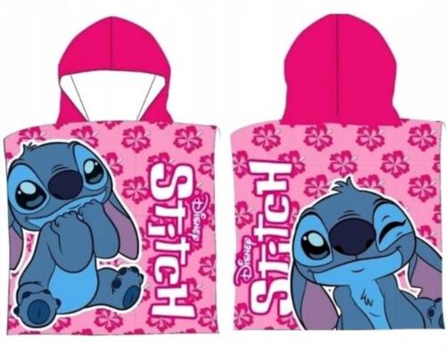 Poncho playa Stich microfibra 