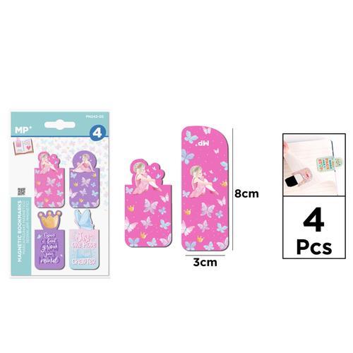 Set de 4 marcapáginas imantados