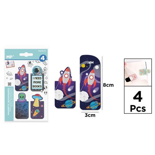 Set de 4 marcapáginas imantados