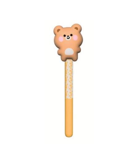 Bolígrafo Peluche con brillantina Oso