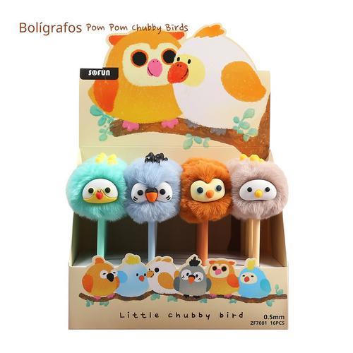 Bolígrafos POM POM BIRDS