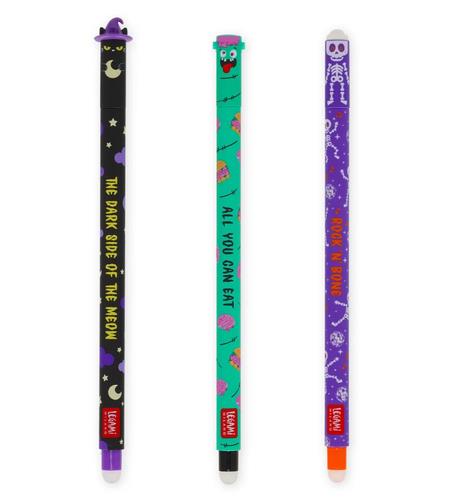 Set de 3 Bolígrafos de Gel Borrables - The Boo Crew - Erasable Pen